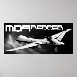 MQ-9収穫者のプリント ポスター