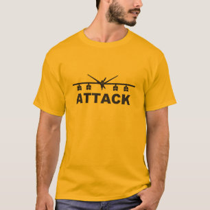 MQ-9捕食動物MQ-1収穫者の攻撃の無人の航空機 Tシャツ