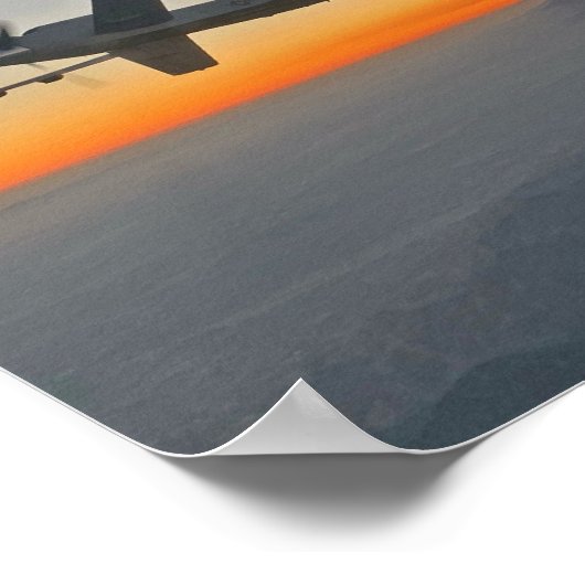 MQ-9 Reaper in Mountain ポスター (角)