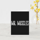 MrおもしろいマッスルおもしろいノベルティGagジムをクリック カード (黄色い花)