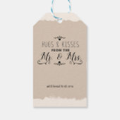 MRからのHUGSとキスとミセスヴィンテージ結婚式 ギフトタグ (裏面)
