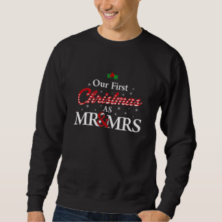Mrとして初めてのクリスマスを可愛いミセス スウェットシャツ