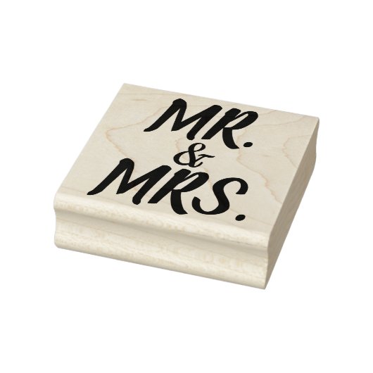 MRとミセスの結婚ゴム印 ラバースタンプ (スタンプ)