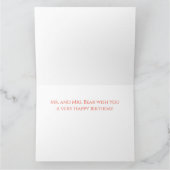 MRとミセスベアビッグ誕生日カード カード (内部)