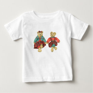 MRとミセスベアベビーTシャツ ベビーTシャツ
