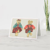 MRとミセスBEARクリスマスカード シーズンカード (裏面)