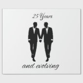 MrとMr.ラッピング紙白と黒 ラッピングペーパー (フラット)