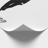 MrとMr.ラッピング紙白と黒 ラッピングペーパー (角)