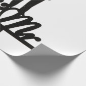 MrとMr.ラッピング紙白と黒 ラッピングペーパー (角)