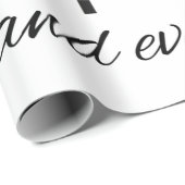 MrとMr.ラッピング紙白と黒 ラッピングペーパー (ロールコーナー)