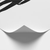 MrとMr.ラッピング紙白と黒 ラッピングペーパー (角)