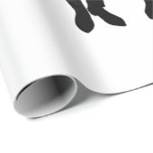 MrとMr.ラッピング紙白と黒 ラッピングペーパー (ロールコーナー)