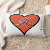 Mrのブライダル結婚装飾枕、マッチングを参照 ランバークッション (ブランケット)