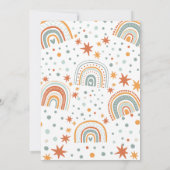 MRオネダーフルボホレインボーファースト誕生日ボーイ 招待状 (裏面)