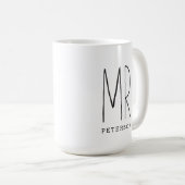 MRカスタムカップル結婚マグ記念日 コーヒーマグカップ (正面右)