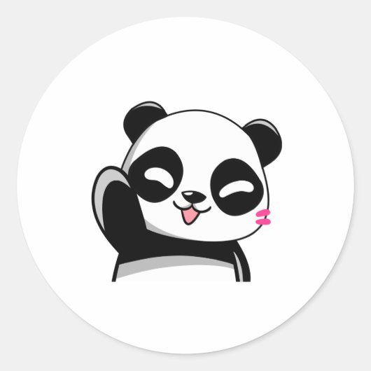 mrステッカー ラウンドシール (正面)