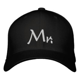 Mrパーソナライズされた Baseball Cap – 刺繍スタイル 刺繍入りキャップ