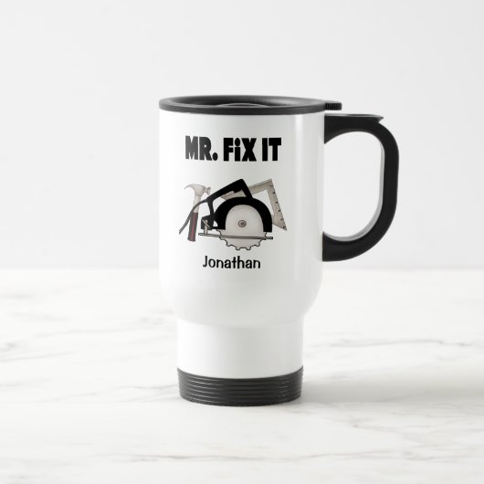 Mrパーソナライズされた Fix Itタンブラー トラベルマグ (右)