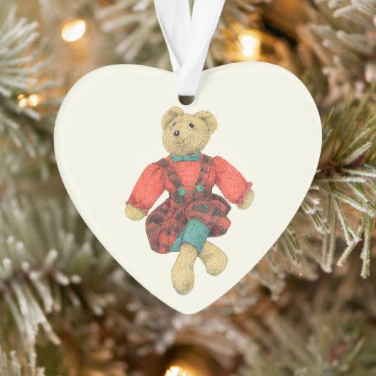 MRベアアクリルハートオーナメント オーナメント (ツリー)