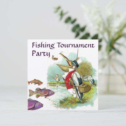 MRペリカン魚釣り大会パーティー 招待状 (スタンド正面)