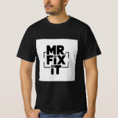 Mrモダン Fix Itロゴ Tシャツ (正面)