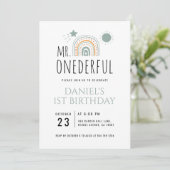 MRワンダフル ボホ ライオンズ ファーストバースデー 招待状 (スタンド正面)