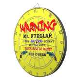 MR警告.泥棒 ダーツボード (正面右)