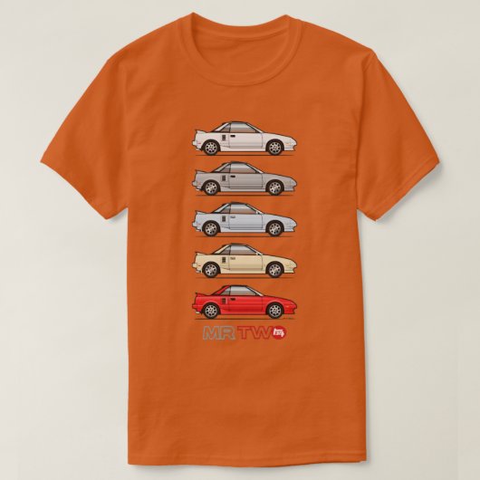 MR2スタンス Tシャツ (デザイン正面)