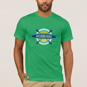mr340ミズーリ川バージョン5 tシャツ