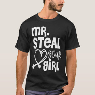 Mr.あなたの女の子のハートを盗む男の子Brother Valentin Tシャツ