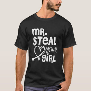 Mr.あなたの女の子のハートを盗む男の子Brother Valentin Tシャツ