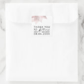 Mr おもしろいRight 結婚 $ Always Ms Right White スクエアシール (バッグ)