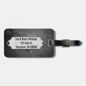 Mr.そしてミセス・オンダークグレーの石 ラゲッジタグ (裏面横)