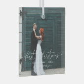 Mr.そしてミセス |結婚した初めてのクリスマスオーナメント ガラスオーナメント (正面右)