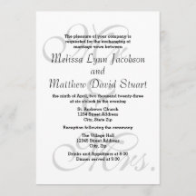 Mr.そしてミセス-結婚の披露宴招待状