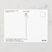 Mr.とミセス・トム・ミックス ポストカード (裏面)