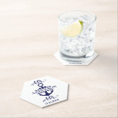 Mr.とMr.いかり航海のゲイ結婚式の引き出物 ペーパーコースター (インサイチュ)