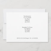 Mr.とMr.スーツと赤タイゲイ結婚 案内状 (裏面)