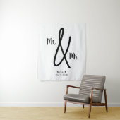 Mr.とMr.バックドロップ同性婚LGBT タペストリー (インサイチュ)