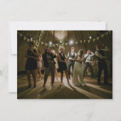 Mr.とMrs.ありがとう写真コラージュ灰色と白 (裏面)