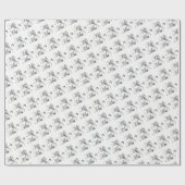 Mr.とMrs.スクリプトフォント- 結婚 / Anniversary ラッピングペーパー (フラット)