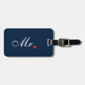 Mr.とMrs.ラゲッパーソナライズされたジ・タグ ラゲッジタグ (正面横)