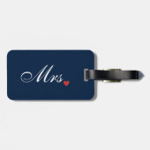 Mr.とMrs.ラゲッパーソナライズされたジ・タグ ラゲッジタグ (裏面横)