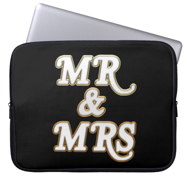 Mr.とMrs.保護 Your Techのスタイル ラップトップスリーブ (正面)