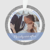 Mr.とMrs.2のクリスマスとして楽しく最初の写真の後 オーナメント (正面)