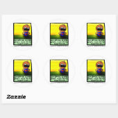 Mr.ウィググリカップス私のハートを最初に見ることができれば ラウンドシール (シート)