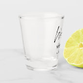 Mr.エレガント Nameスクリプト新型のキープサケギフト ショットグラス (左)