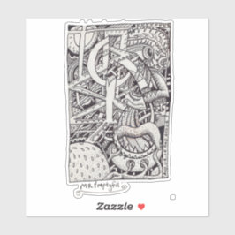 Mr.エンプティフル、インクスケッチ長方形シール シール