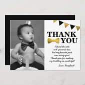 Mr.オネダーフルブラックと金ゴールドサンキューカード サンキューカード (正面/裏面)