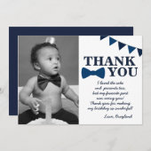 Mr.オネダーフルブルーサンキューカード サンキューカード (正面/裏面)